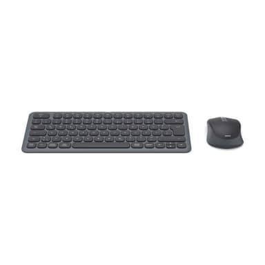 HAMA Multi-Device-Tastatur-Maus-Set WKM-500 kabellos klein SW QWERTZ DE (00173061)