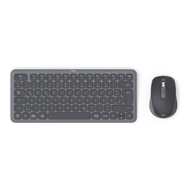 HAMA Multi-Device-Tastatur-Maus-Set WKM-500 kabellos klein SW QWERTZ DE (00173061)