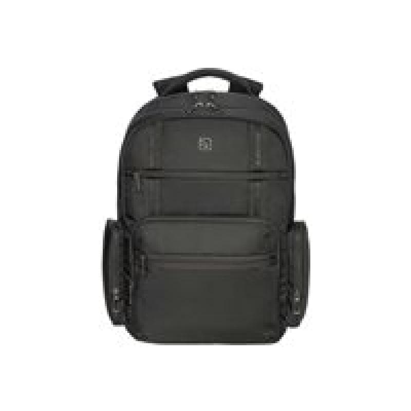 TUCANO Sole Gravity - Notebook-Rucksack - mit AGS - bis zu 17″ - Schwarz (BKSOL17-AGS-BK)