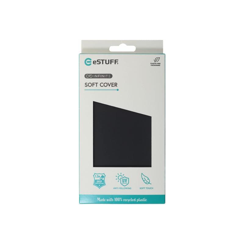 ESTUFF ES67101027 Handy-Schutzhülle 15,5 cm (6.1″) Cover Schwarz (ES67101027)
