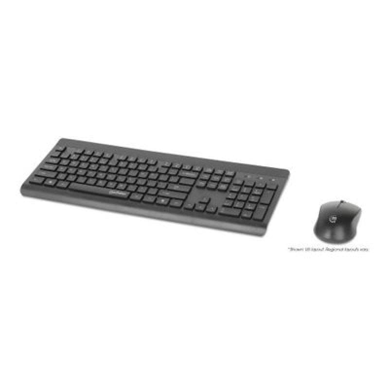 MANHATTAN Funk-Tastatur-Maus-Set MWK7350 schwarz