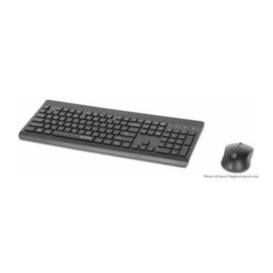 MANHATTAN Funk-Tastatur-Maus-Set MWK7350 schwarz