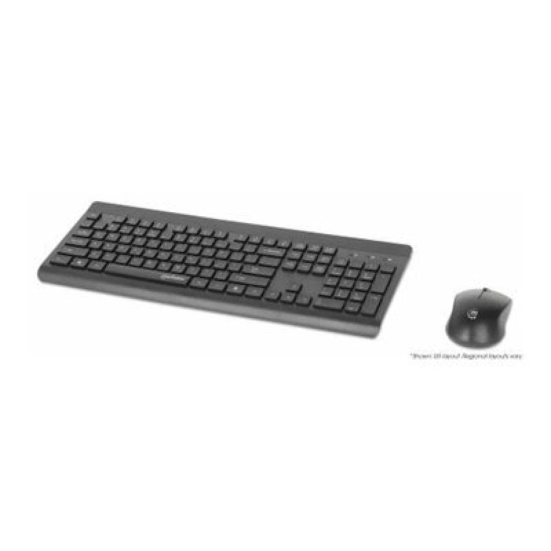 MANHATTAN Funk-Tastatur-Maus-Set MWK7350 schwarz