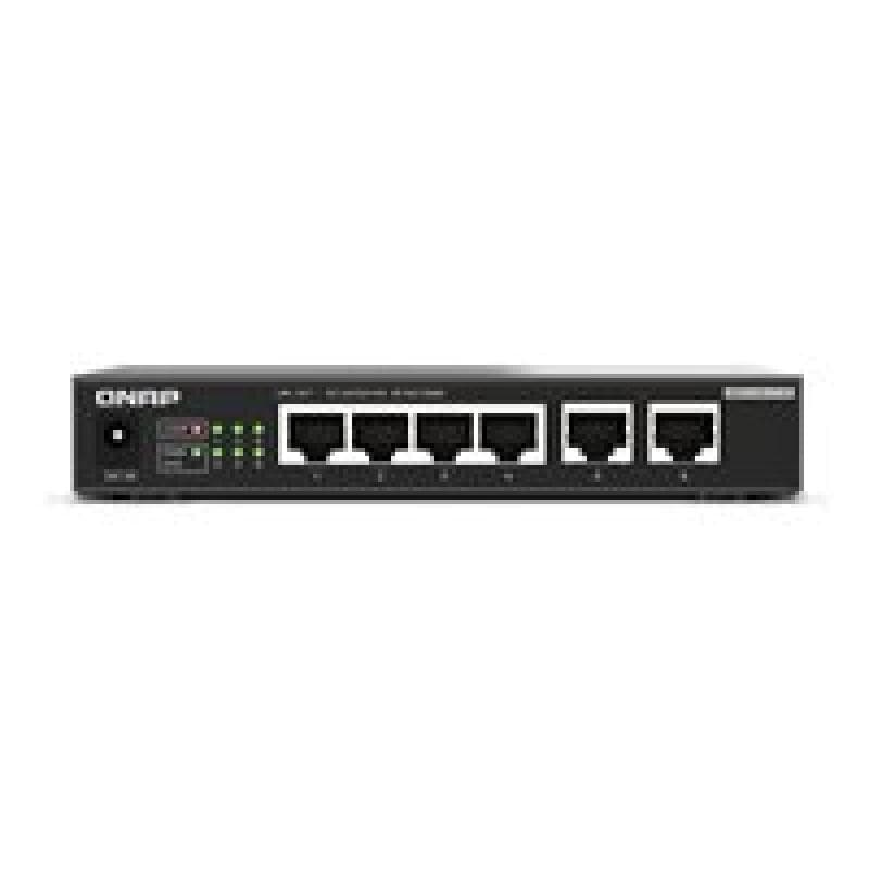 QNAP QSW-2104-2T-R2 2 ports 10GbE RJ45 5 ports 2.5GbE RJ45 unmanaged switch