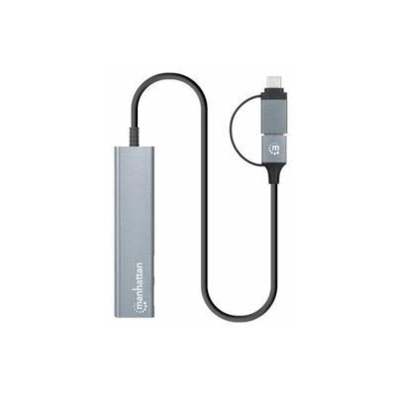 MANHATTAN 4-Port USB A/C Hub 2x USB-A 2x USB-C Ports
