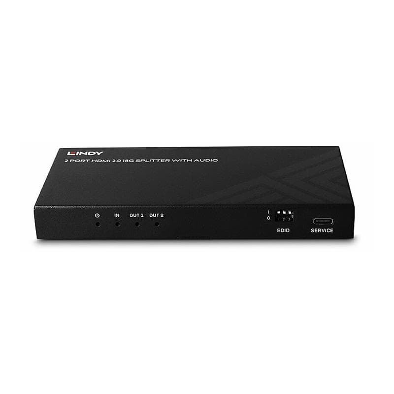 LINDY 2 Port HDMI 8K60 Splitter mit Audio