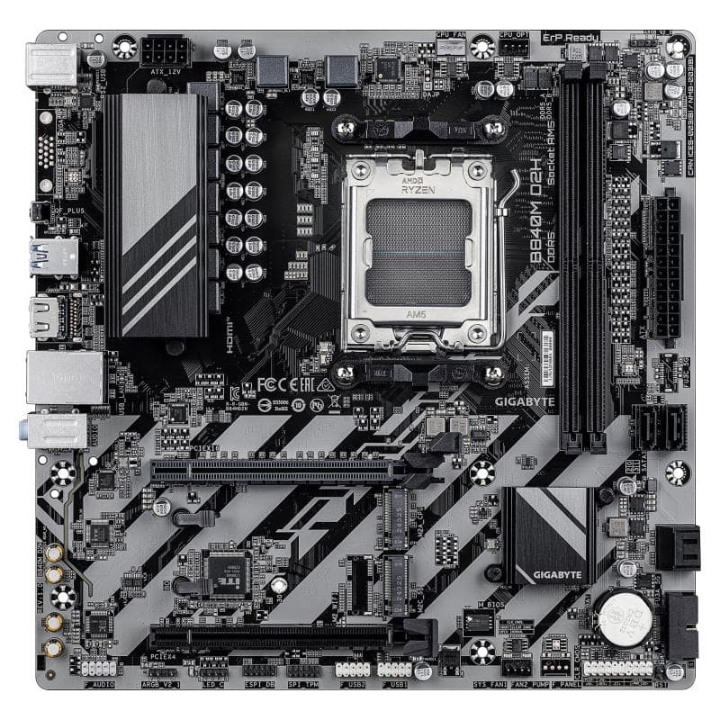 GIGABYTE B840M D2H mATX SAM5