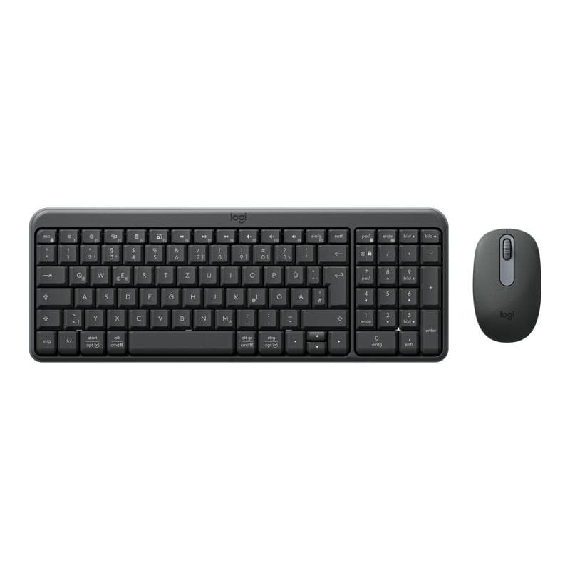 LOGITECH MK250 Wireless Keyboard and Mouse Graphite DE