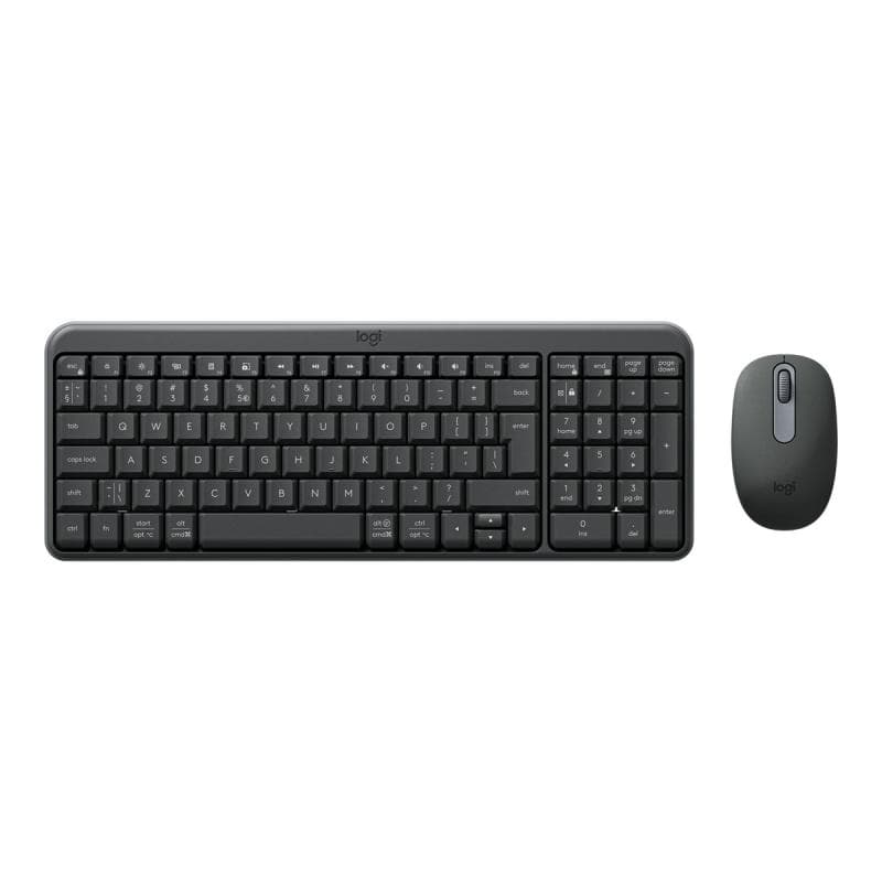 LOGITECH MK250 Wireless Keyboard and Mouse Graphite US
