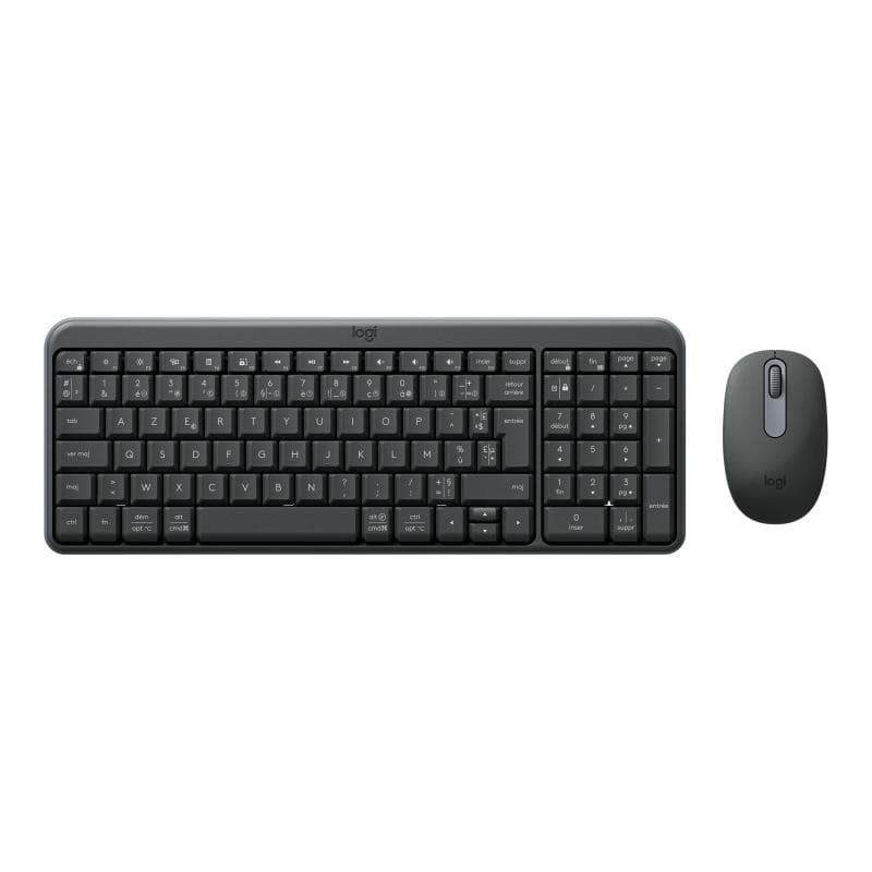 LOGITECH MK250 Wireless Keyboard and Mouse Graphite FR