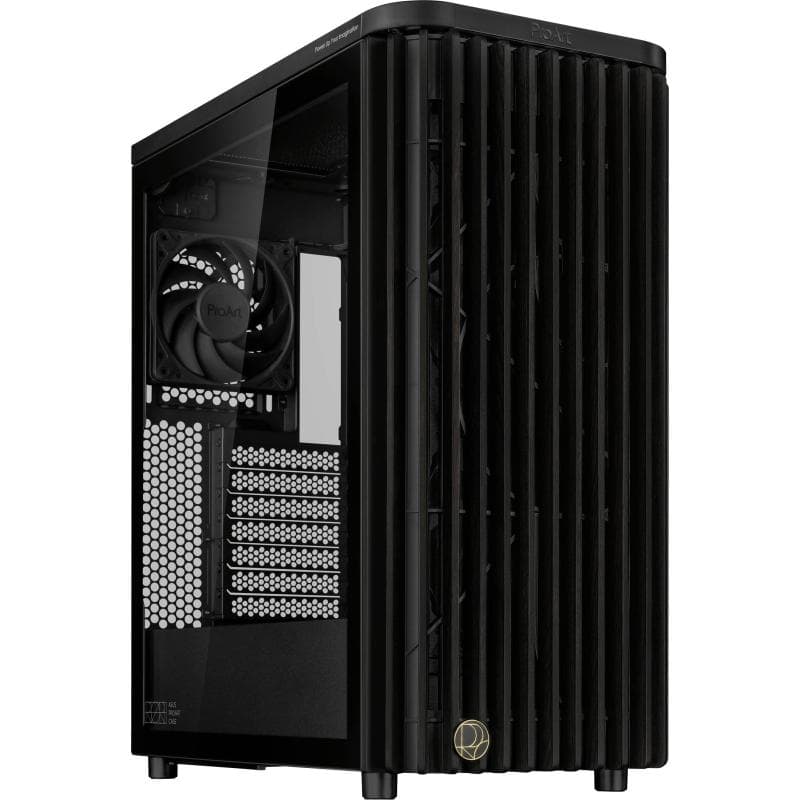 ASUS ProArt PA401 - Wood Edition - mid tower - ATX - Seitenteil mit Fenster (gehärtetes Glas)
