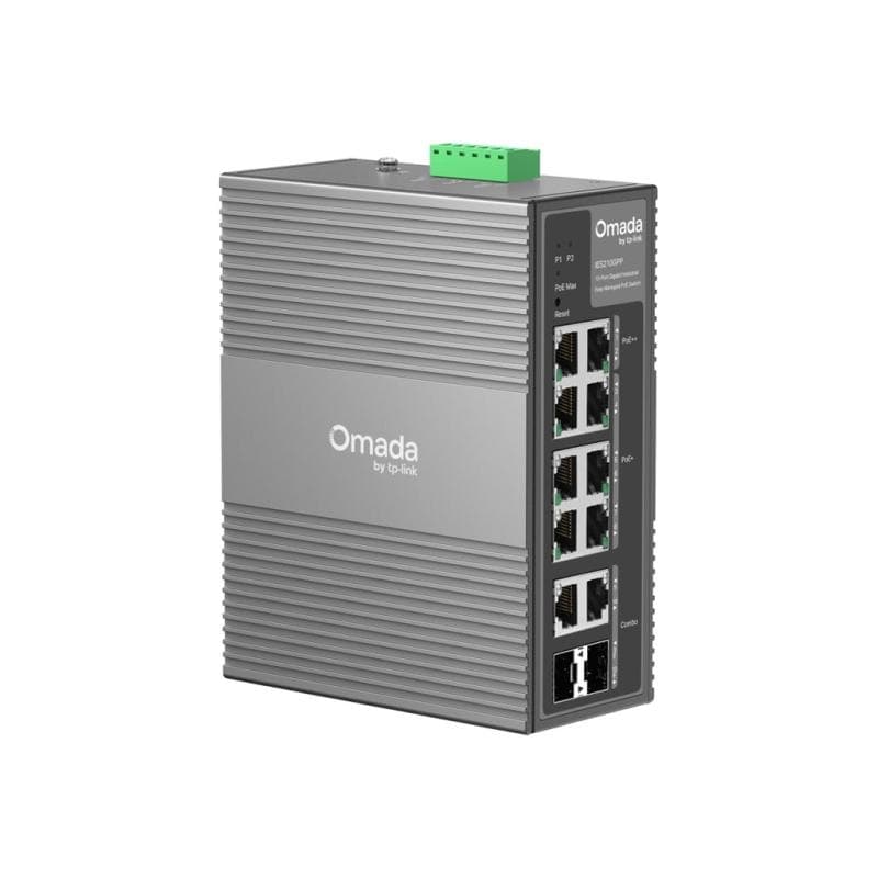 TP-LINK Omada IES210GPP 10-Port Gigabit Industrial Easy Mgd PoE Switch