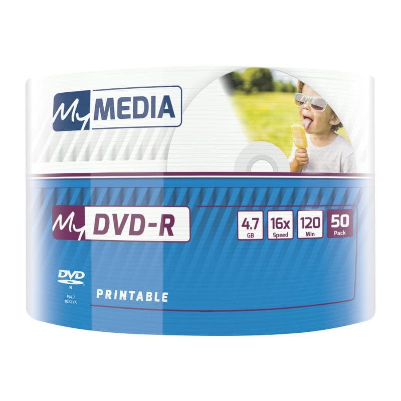VERBATIM MyMedia My DVD-R, DVD-R, 120 mm, Druckbar, Spindel, 50 Stück(e), 4,7 GB
