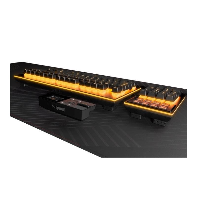 BE QUIET DARK MOUNT SILENT LINEAR Kabelgebundene Gaming Tastatur schwarz