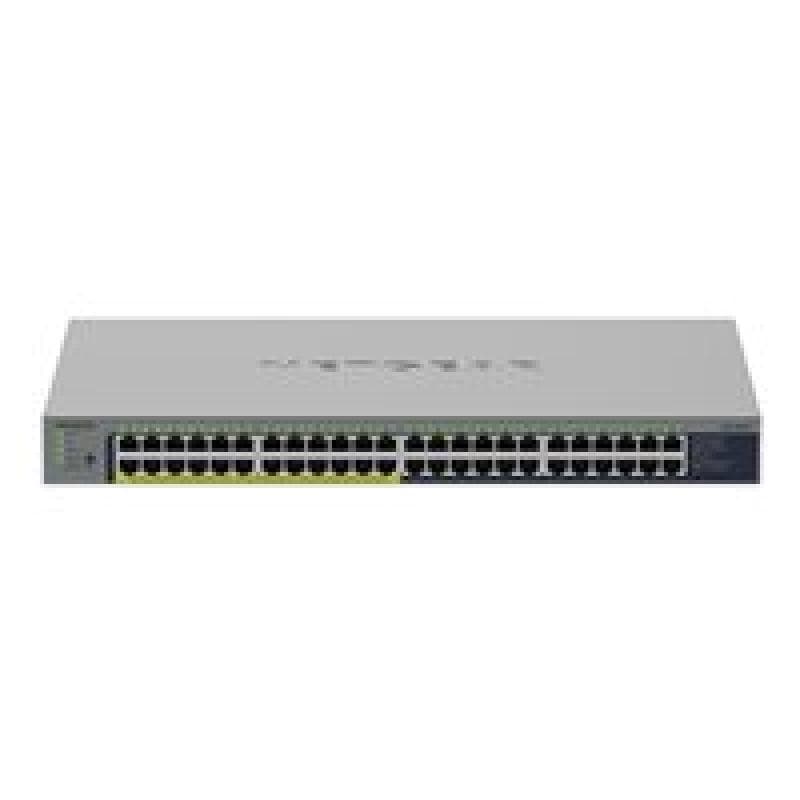 NETGEAR 48PT GIGE UNMANAGED SWITCH W/POE+ GS748PP