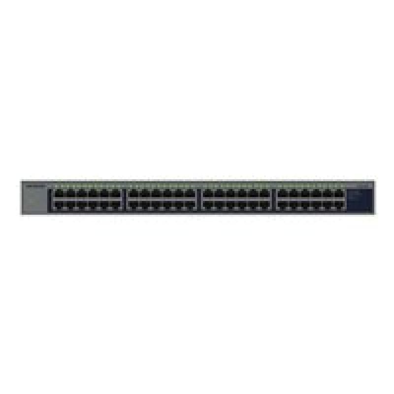 NETGEAR 48PT GIGE UNMANAGED RACKMOUNT SWITCH GS748