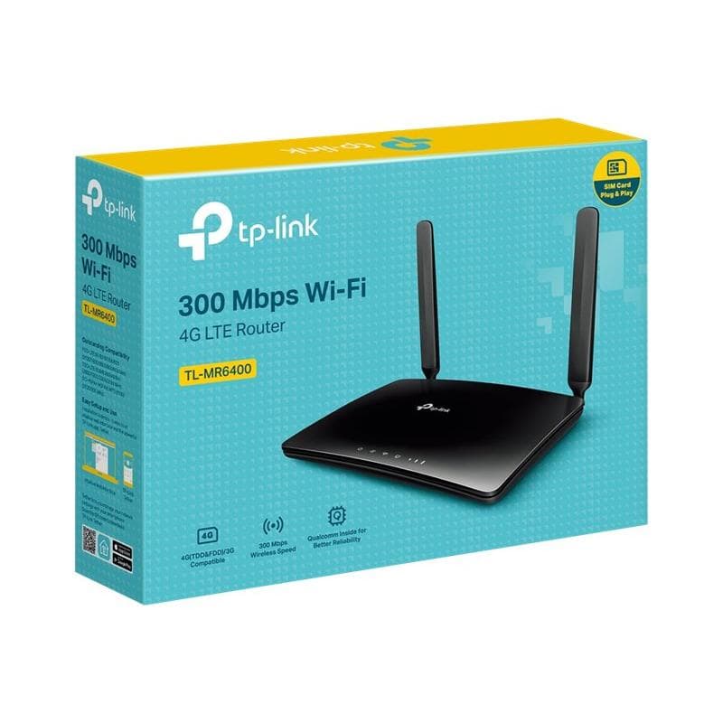 TP-LINK TL-MR6400 4G LTE - V4 - Wireless Router