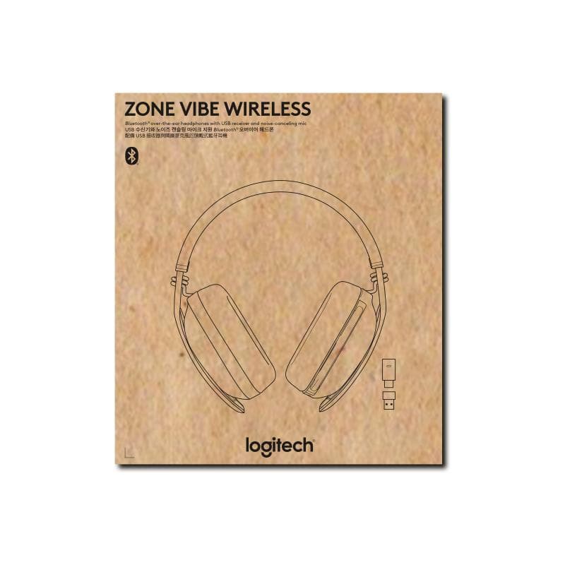 LOGITECH Zone Vibe Wireless MS Headphones Graphite