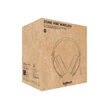 LOGITECH Zone Vibe Wireless MS Headphones Graphite