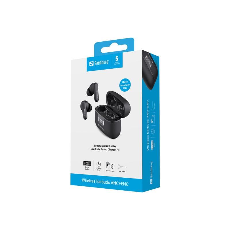 SANDBERG True Wireless-Kopfhörer mit Mikrofon