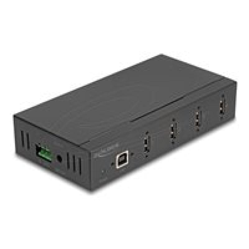 DELOCK Industrie Hub 4 x USB 2.0 Typ-A mit 15 kV ESD Schutz