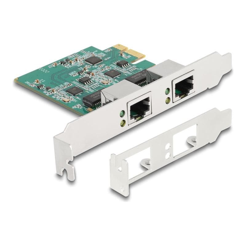 DELOCK PCI Express x1 Karte zu 2x RJ45 2,5 Gigabit LAN
