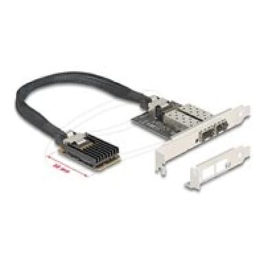DELOCK Mini PCIe I/O PCIe full size 2 x SFP Gigabit LAN