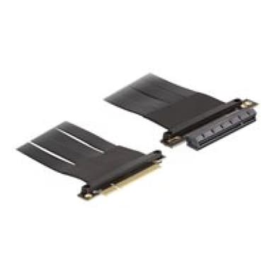 DELOCK Riser Karte PCI x8 St zu x8 Slot mit Kabel 60 cm