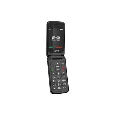 GIGASET GL595 Dual Sim Black SOS-Button, CAM, SD-card Slot/ GSM 2G/3G/ Usb-C/ Clamshell