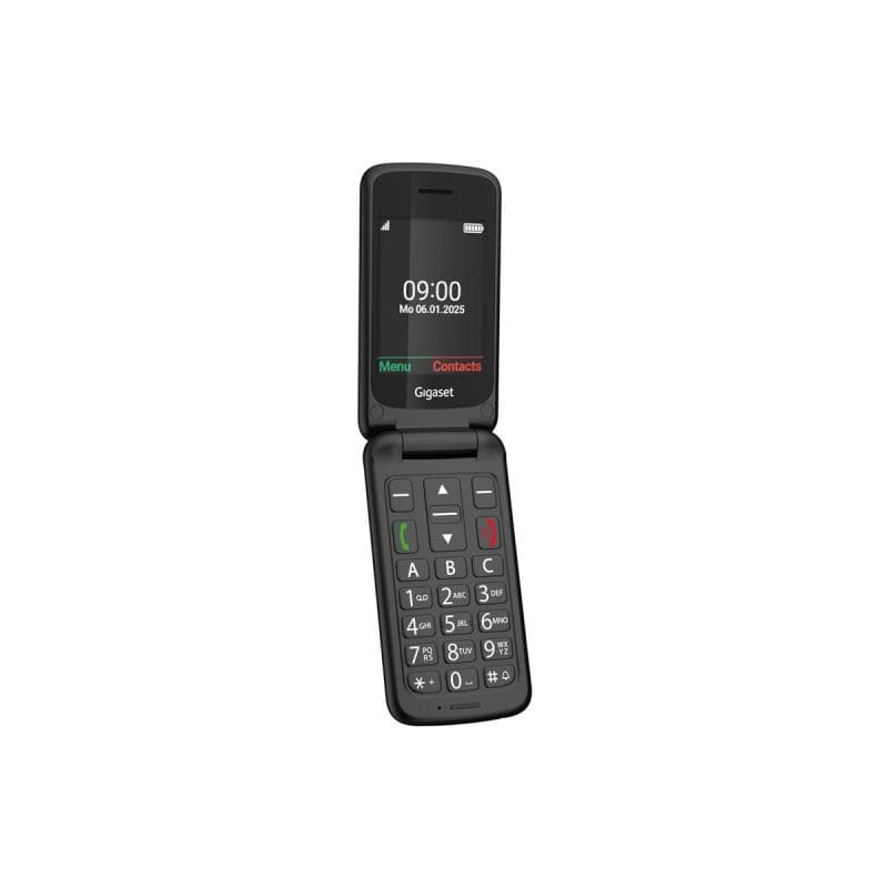 GIGASET GL595 Dual Sim Black SOS-Button, CAM, SD-card Slot/ GSM 2G/3G/ Usb-C/ Clamshell