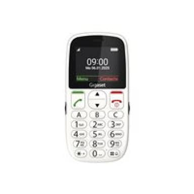 GIGASET GL395 Dual Sim White SOS-Button, CAM, SD-card Slot/ GSM 2G/3G/T-Bar/ Usb-C