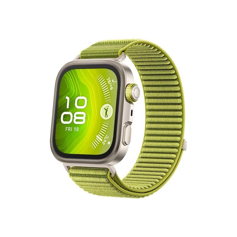 HUAWEI Watch Fit 4 Pro Green Woven Strap