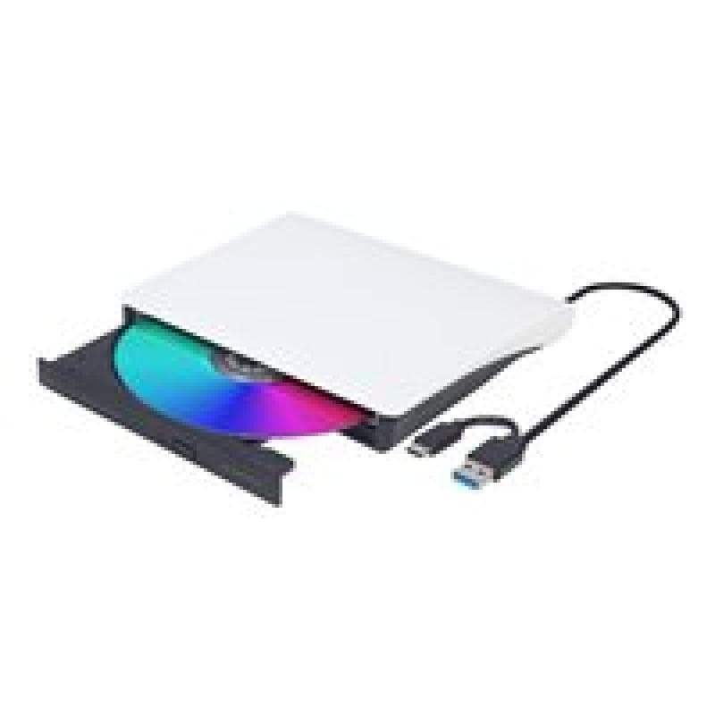 GEMBIRD DVW EXT SLIM DVD-USB-031 white USB-C&3.1 DVD8x CD24x
