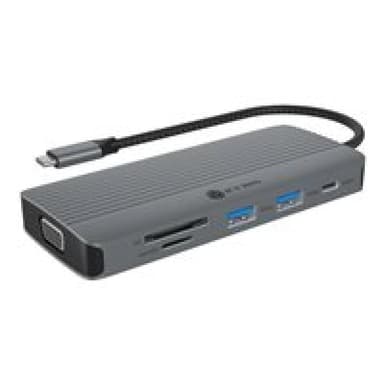 ICYBOX Dockingstation PD 10 in 1 1xHDMI 1xVGA USB-C