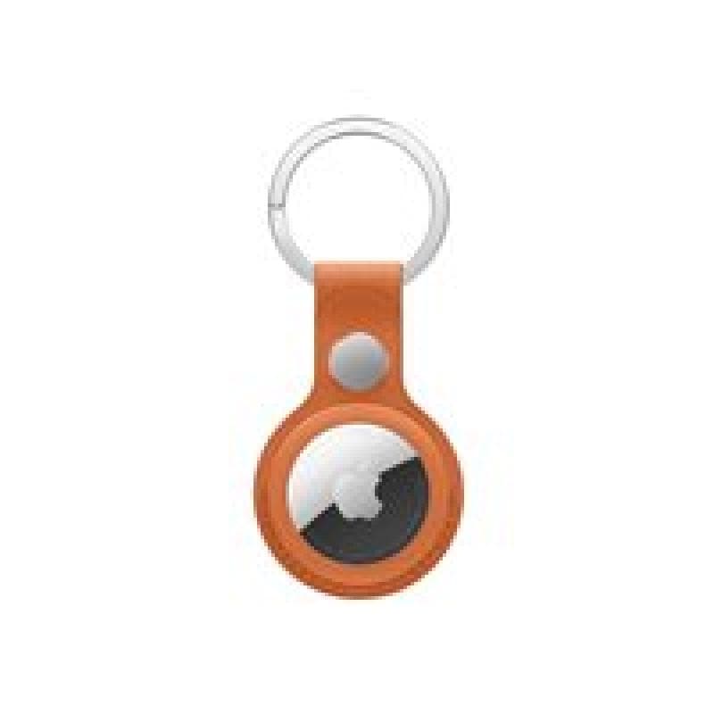 APPLE AirTag FineWoven Key Ring - Fox Orange