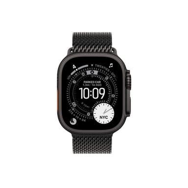 APPLE Watch Ultra 3 Titanium Cellular 49mm Schwarz (Milanaise Titan schwarz) Medium