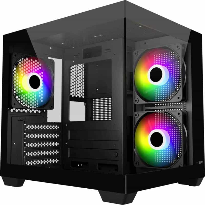 FSP Mini S140 BA Micro-ATX/M-ITX/ARGB o.N. Black retail FSP Mini S140 BA Micro-ATX/M-ITX/ARGB o.N. Black retail