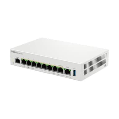 D-LINK Business PoE Router- 1 x 10/100/1000/2500 Mbit/s WAN Port- 7 x 10/100/1000/2500 Mbit/s