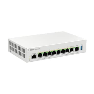 D-LINK Business PoE Router- 1 x 10/100/1000/2500 Mbit/s WAN Port- 7 x 10/100/1000/2500 Mbit/s