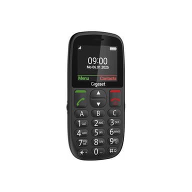 GIGASET GL395 Dual Sim Black SOS-Button, CAM, SD-card Slot/ GSM 2G/3G/T-Bar/ Usb-C