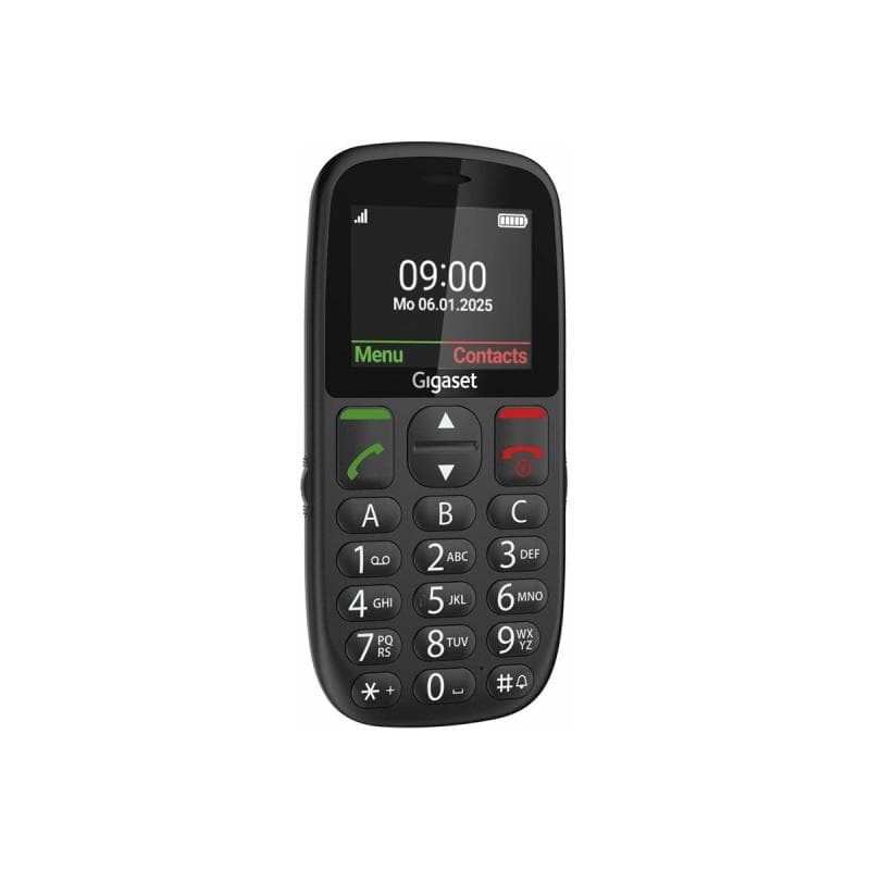 GIGASET GL395 Dual Sim Black SOS-Button, CAM, SD-card Slot/ GSM 2G/3G/T-Bar/ Usb-C