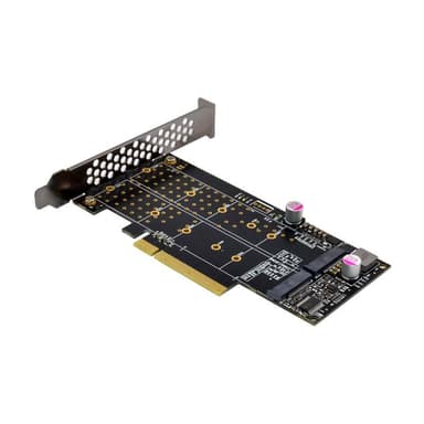 INLINE PCIe Karte zu 2x intern NVMe M.2 Key M ? Bifurcation, PCIe x8