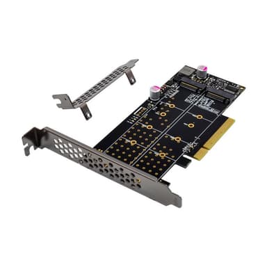 INLINE PCIe Karte zu 2x intern NVMe M.2 Key M ? Bifurcation, PCIe x8