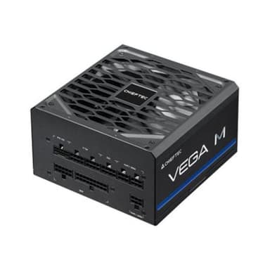 CHIEFTEC Vega M 1000W (schwarz, 1x 12 Pin High Power GPU, 4x PCIe, Kabelmanagement, 8500 Watt)