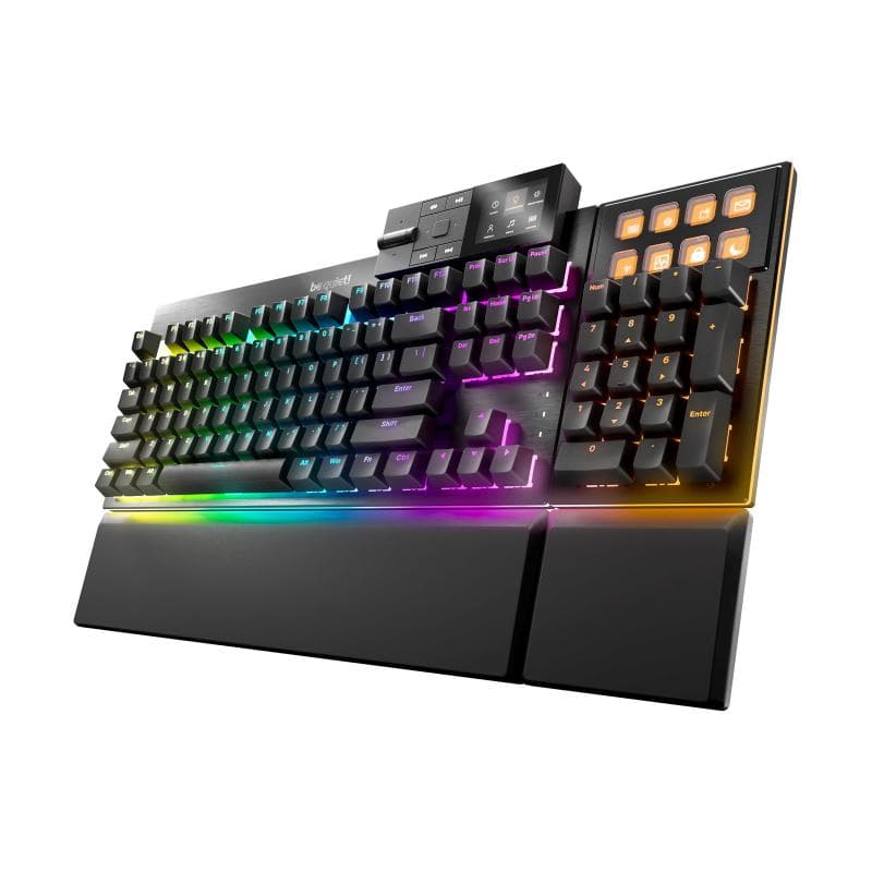 BE QUIET ! Dark Mount Modulair Keyboard Silent Tactile Switches US-ANSI layout Hot-swappable