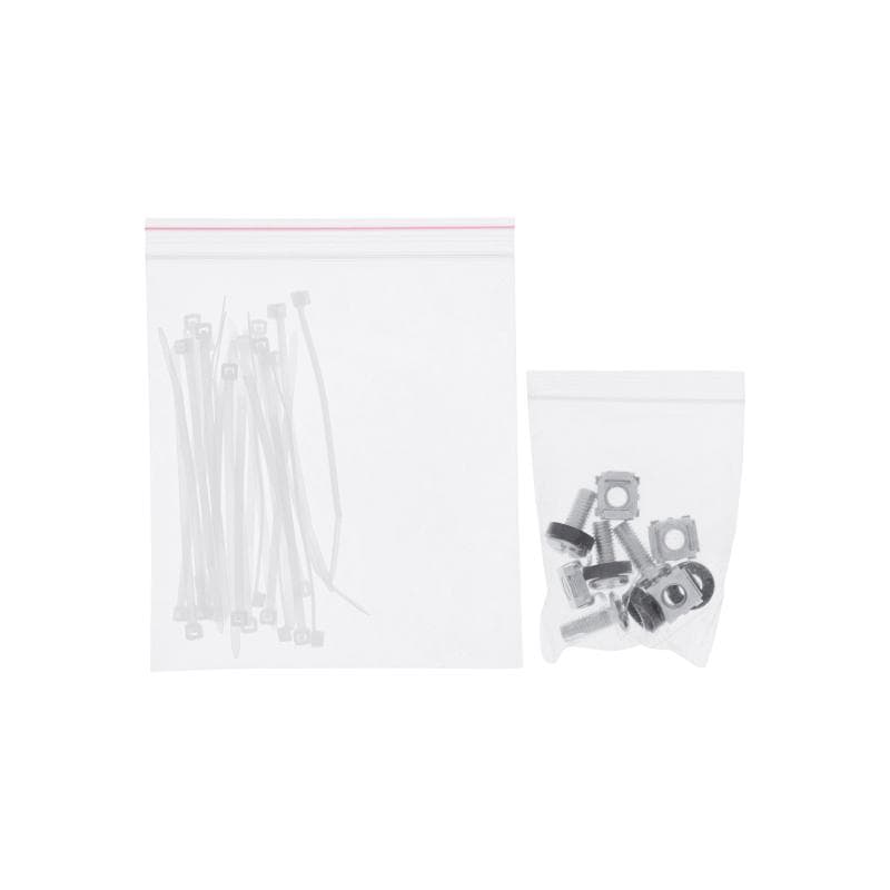 INLINE Patchfeld Cat.6A 16-fach, mit 3 Bügeln, 16 Keystones, 19″, 1HE, schwarz
