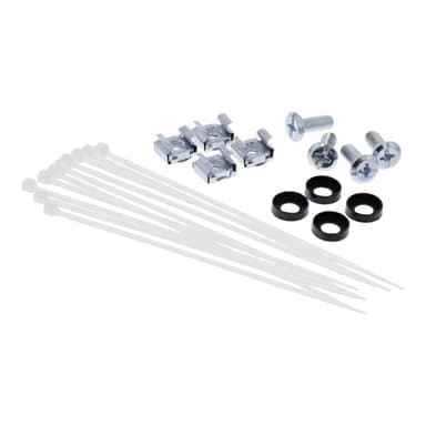 INLINE 10″ Patchpanel Leerblech 12x, für Keystone Module, 1HE, RAL7035 grau