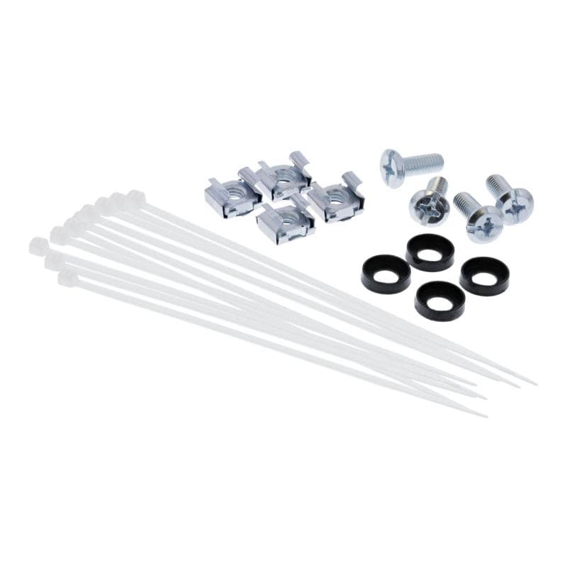 INLINE 10″ Patchpanel Leerblech 12x, für Keystone Module, 1HE, RAL7035 grau