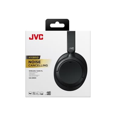 JVC HA-S95N Aufwendig konstruierter On Ear NC Bluetooth Kopfhörer schwarz
