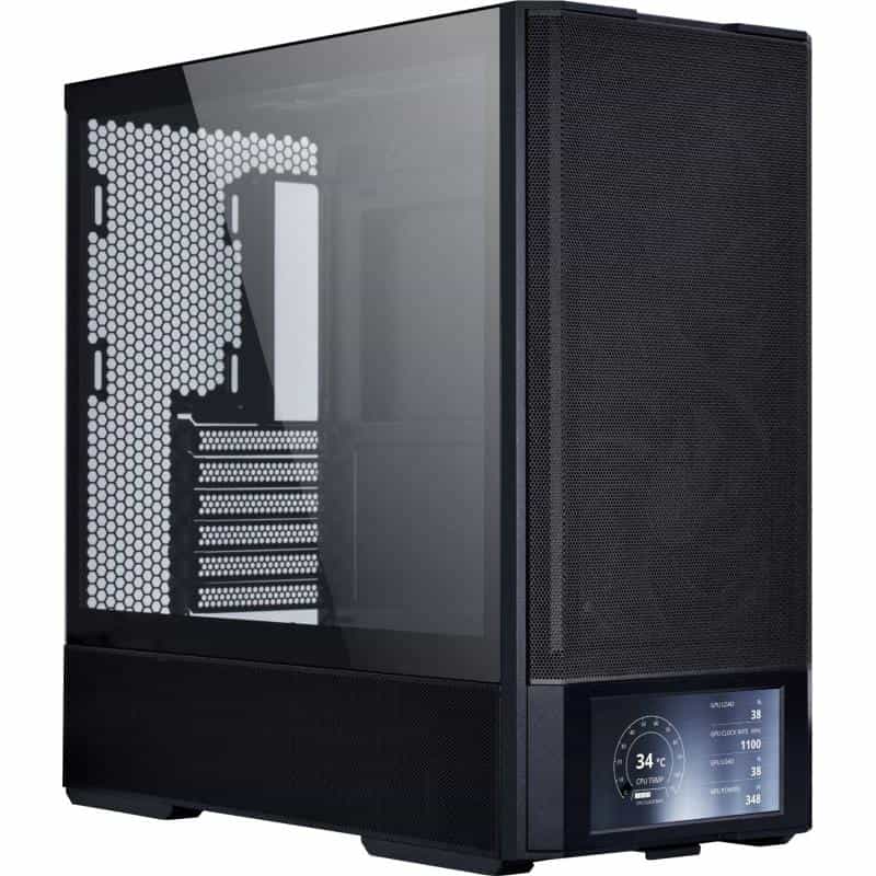 LIAN LI LANCOOL 207 Digital PC-Gehäuse, Midi-Tower, ATX, Tempered Glass - schwarz LIAN LI LANCOOL 207 Digital PC-Gehäuse, Midi-Tower, ATX, Tempered Glass - schwarz